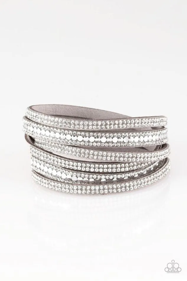 Bracelets Paparazzi Jewelry Paparazzi Bracelet Rock Star Attitude Silver