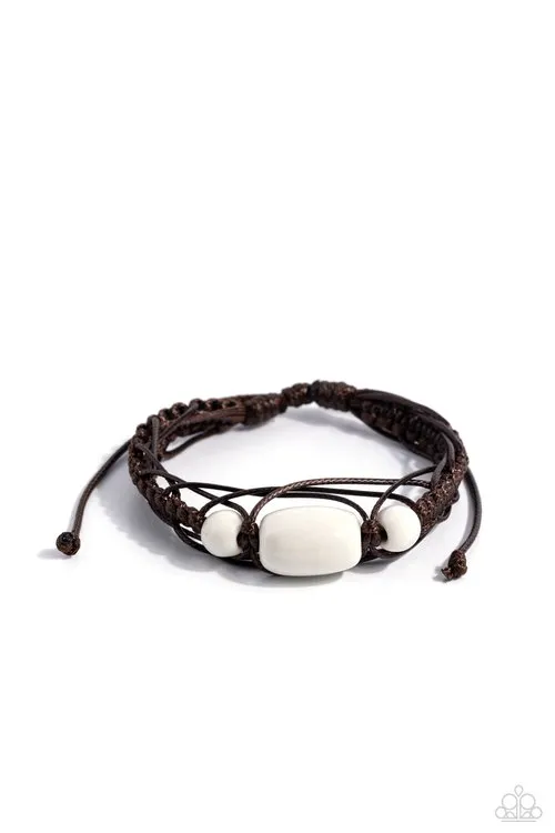Bracelets Paparazzi Jewelry Paparazzi Bracelet SOJOURN On White Bracelets Paparazzi Jewelry Paparazzi Bracelet SOJOURN On White