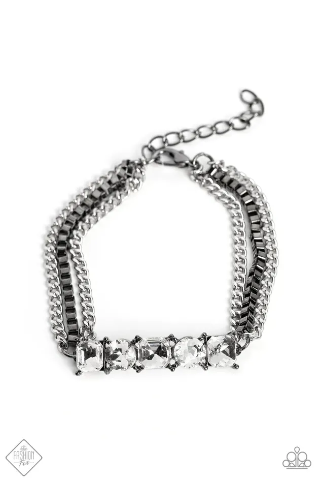 Bracelets Paparazzi Jewelry Paparazzi Bracelet Tyrant Treasure Black