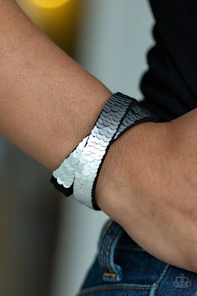 Bracelets Paparazzi Jewelry Paparazzi Bracelet Under The SEQUINS Silver Bracelets Paparazzi Jewelry Paparazzi Bracelet Under The SEQUINS Silver