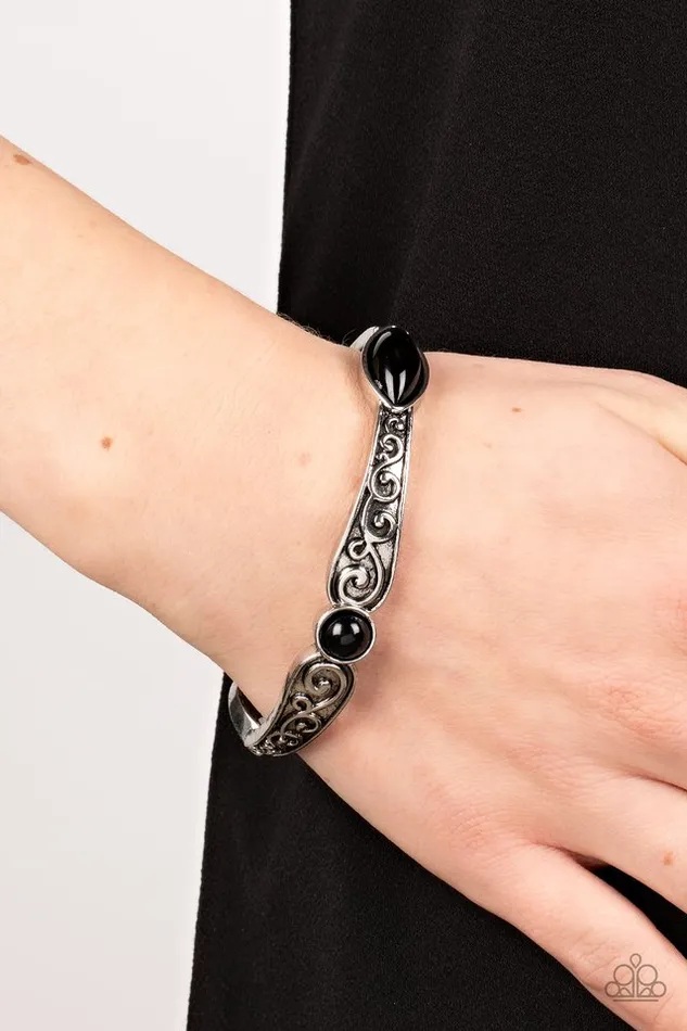 Bracelets Paparazzi Jewelry Paparazzi Bracelet Veranda Variety Black