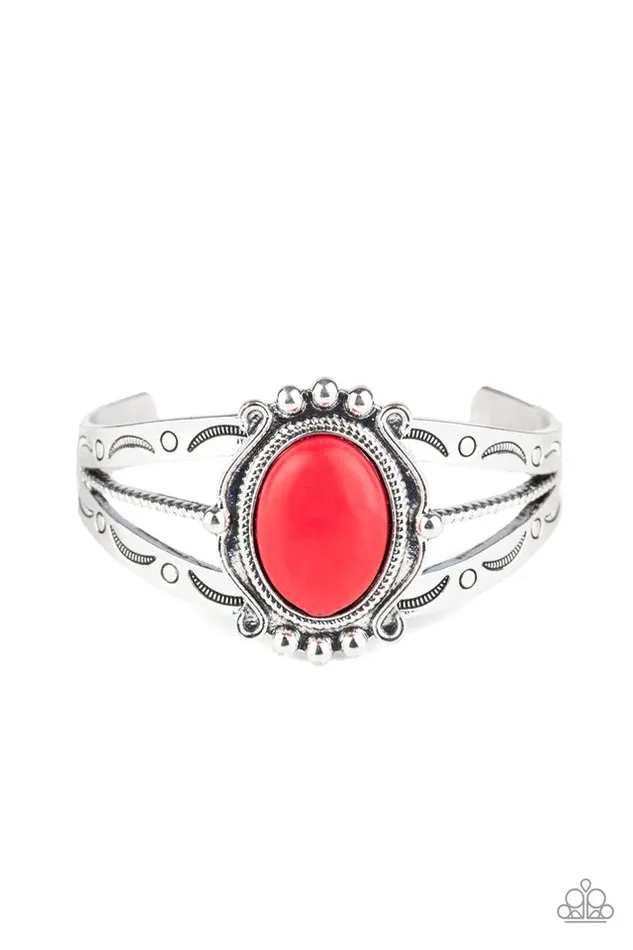 Bracelets Paparazzi Jewelry Paparazzi Bracelet Very TERRAtorial Red Bracelets Paparazzi Jewelry Paparazzi Bracelet Very TERRAtorial Red