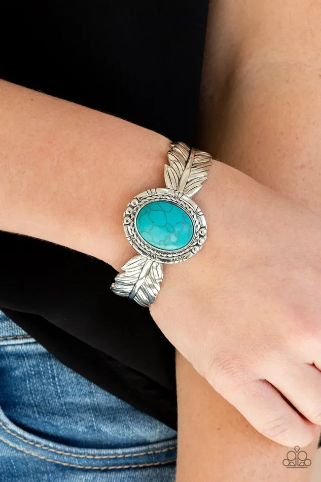 Bracelets Paparazzi Jewelry Paparazzi Bracelet Western Wings Blue