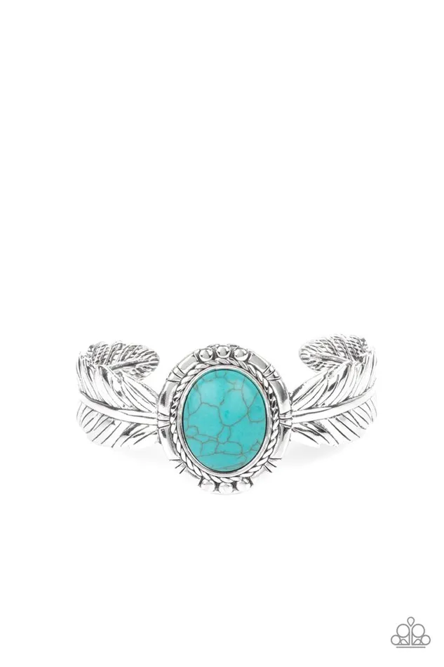 Bracelets Paparazzi Jewelry Paparazzi Bracelet Western Wings Blue Bracelets Paparazzi Jewelry Paparazzi Bracelet Western Wings Blue