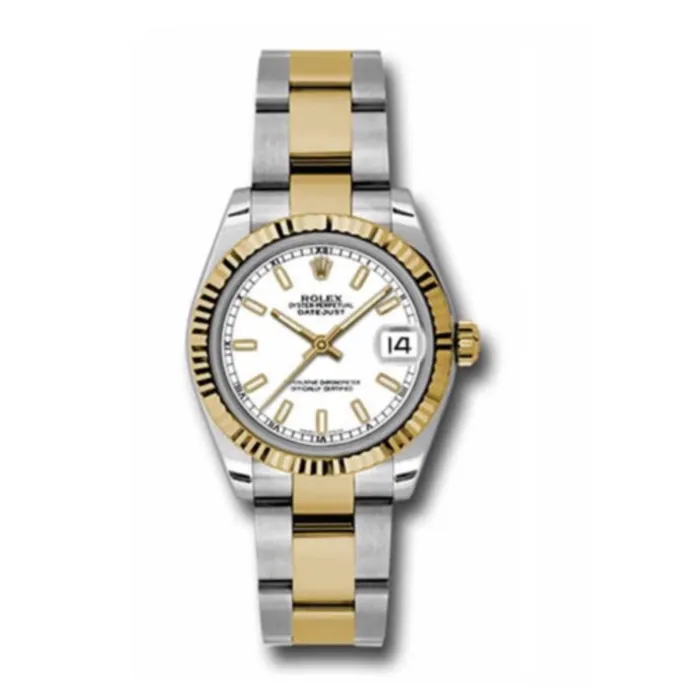 Bracelets Rolex Rolex Datejust 31mm Ref 178273 wio White Stick Dial Two Tone Stainless Steel 18K Yellow Gold Oyster Bracelet Womens Watch Bracelets Rolex Rolex Datejust 31mm Ref 178273 wio White Stick Dial Two Tone Stainless Steel 18K Yellow Gold Oyster Bracelet Womens Watch