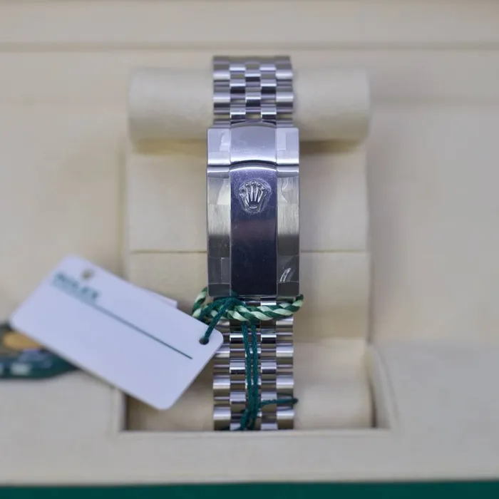 Bracelets Rolex Rolex Datejust Wimbledon 41mm Ref 1263340022 Slate Grey Dial Stainless Steel Jubilee Bracelet Mens Watch