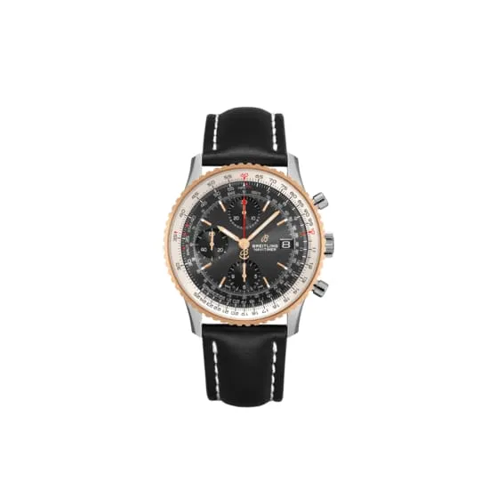 Breitling Navitimer Chronograph 41 Stainless Steel and 18K Red Gold Black dial Watch 41mm U13324211B1X2 Breitling Earrings Breitling Navitimer Chronograph 41 Stainless Steel and 18K Red Gold Black dial Watch 41mm U13324211B1X2 Breitling Earrings