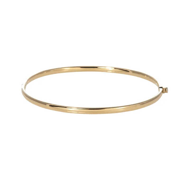 Croghans 14K Yellow Gold Polished 33mm Bangle PreStyled Sets