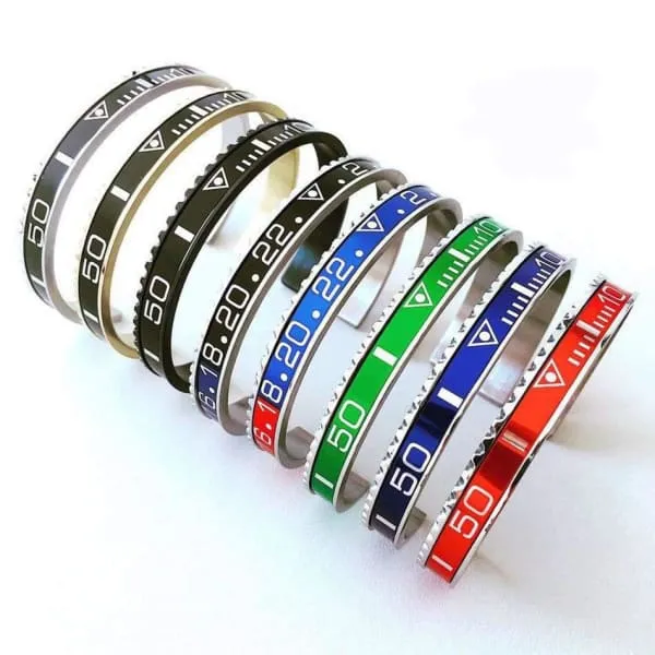 Diamond Source NYC Bracelets Speedometer Bracelet Stainless Steel Cuff Watch Bangle 1 pcs Diamond Source NYC Bracelets Speedometer Bracelet Stainless Steel Cuff Watch Bangle 1 pcs