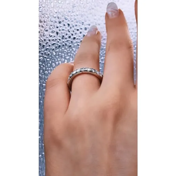 Diamond Source NYC Rings 14k White Gold Diamond Wedding Band Diamond Source NYC Rings 14k White Gold Diamond Wedding Band