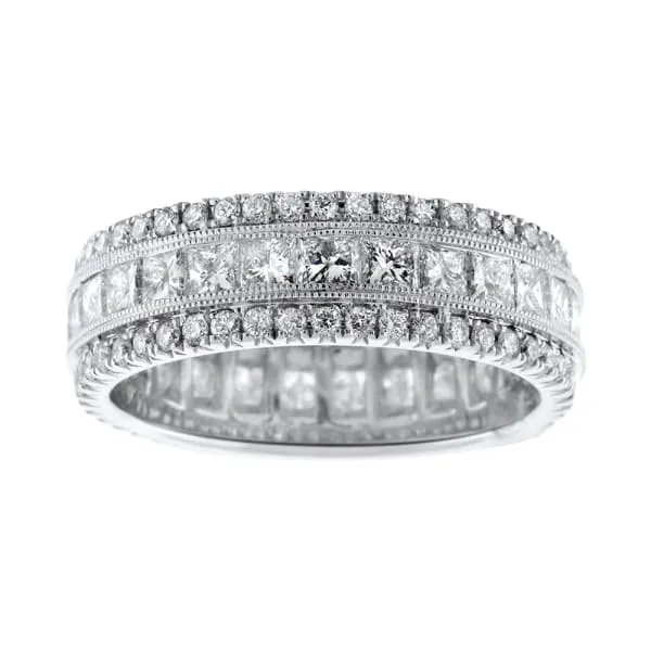 Diamond Source NYC Rings 18kt White Gold Diamond Eternity Band KR119331
