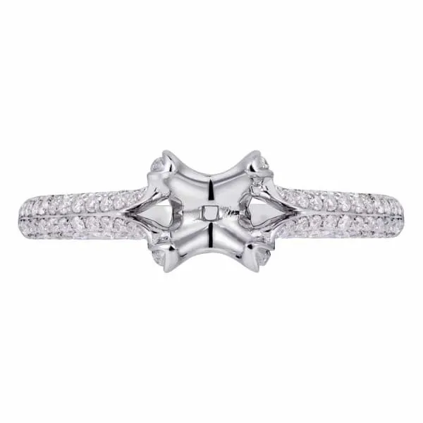 Diamond Source NYC Rings Classic delicate design sparkling solitaire setting white gold ring with 40ct diamonds KR06784XD65 Diamond Source NYC Rings Classic delicate design sparkling solitaire setting white gold ring with 40ct diamonds KR06784XD65