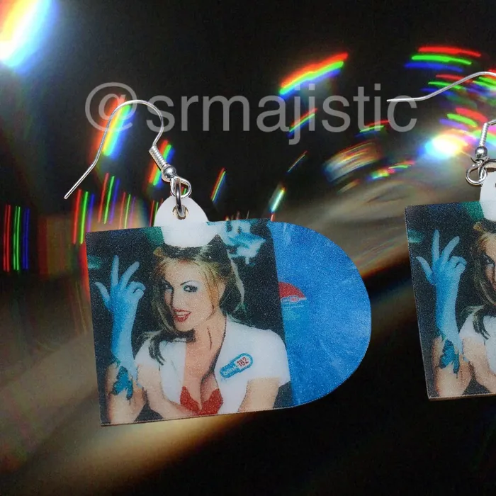 Earrings Blink 182 Enema of the State Vinyl Album Handmade Earrings Sam Makes Things Earrings Blink 182 Enema of the State Vinyl Album Handmade Earrings Sam Makes Things