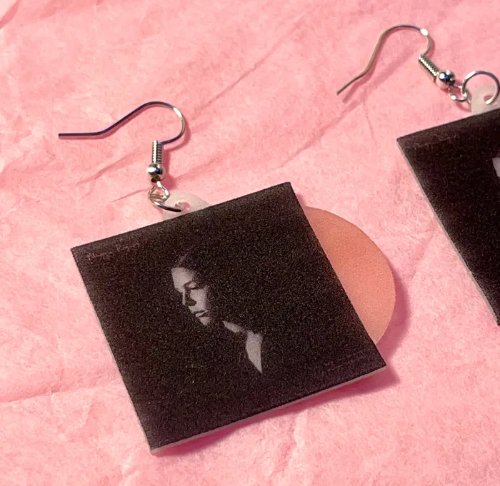 Earrings Maggie Rogers Notes from the Archive Vinyl Album Handmade Earrings Sam Makes Things