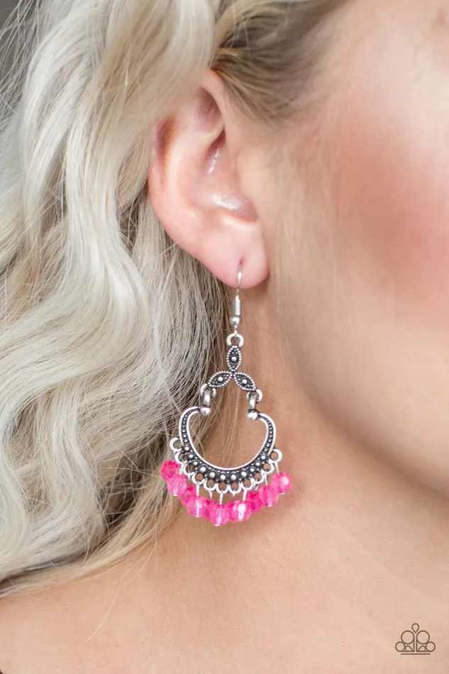 Earrings Paparazzi Earring Babe Alert Pink Paparazzi Jewelry