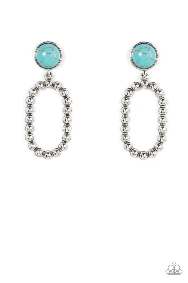 Earrings Paparazzi Earring Riverbed Refuge Blue Paparazzi Jewelry Earrings Paparazzi Earring Riverbed Refuge Blue Paparazzi Jewelry