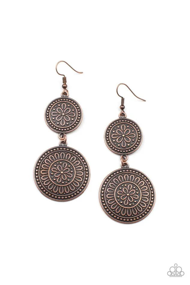 Earrings Paparazzi Earring Road Trip Paradise Copper Paparazzi Jewelry Earrings Paparazzi Earring Road Trip Paradise Copper Paparazzi Jewelry