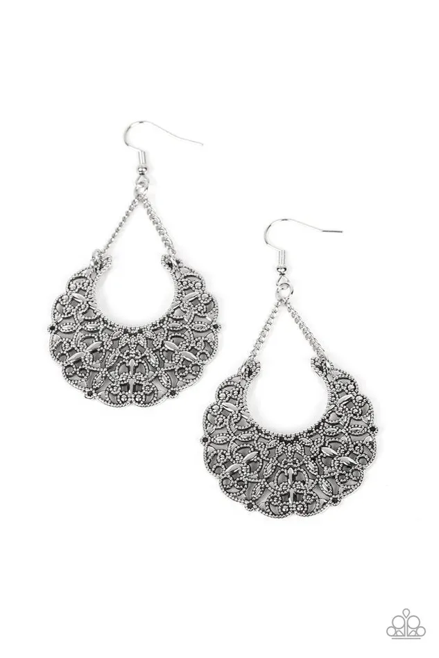 Earrings Paparazzi Jewelry Paparazzi Earring Country Cornucopia Silver Earrings Paparazzi Jewelry Paparazzi Earring Country Cornucopia Silver