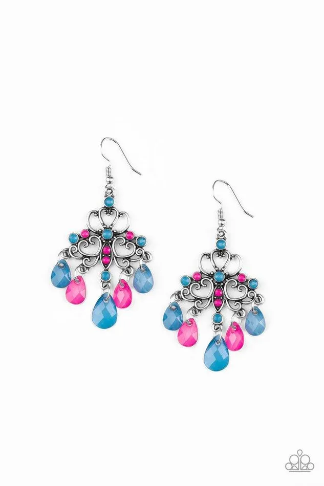 Earrings Paparazzi Jewelry Paparazzi Earring Dip It GLOW Multi