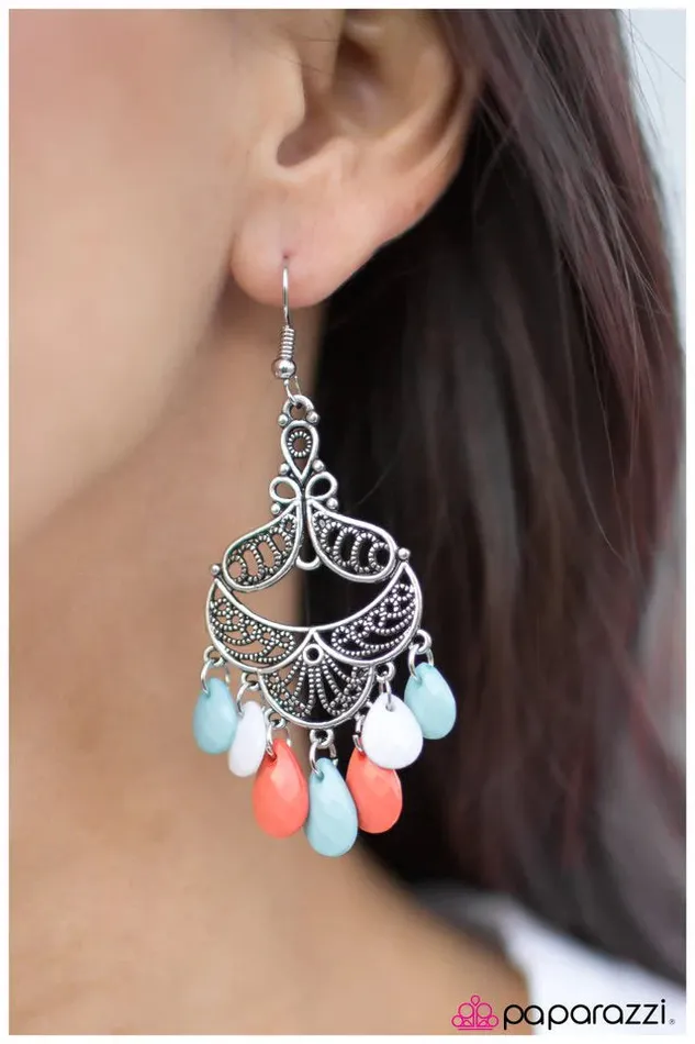 Earrings Paparazzi Jewelry Paparazzi Earring Flamenco Flavor Multi