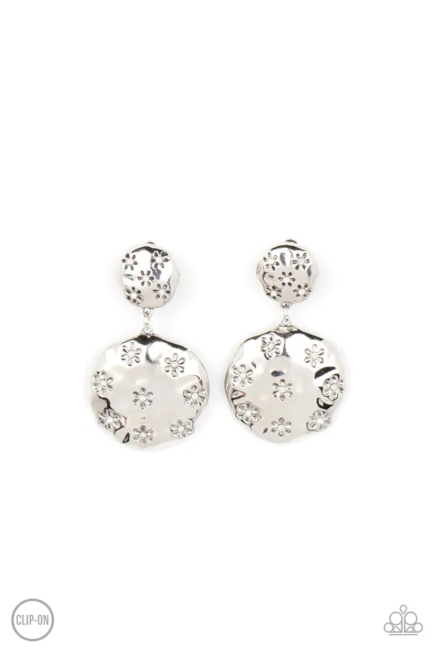 Earrings Paparazzi Jewelry Paparazzi Earring Industrial Fairytale White