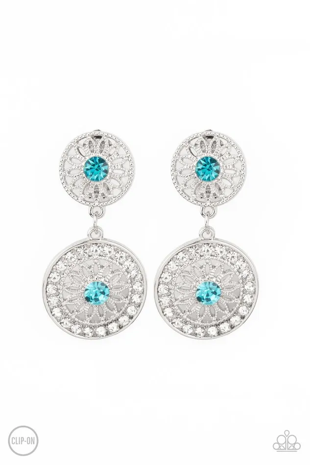 Earrings Paparazzi Jewelry Paparazzi Earring Life of The Garden Party Blue Earrings Paparazzi Jewelry Paparazzi Earring Life of The Garden Party Blue