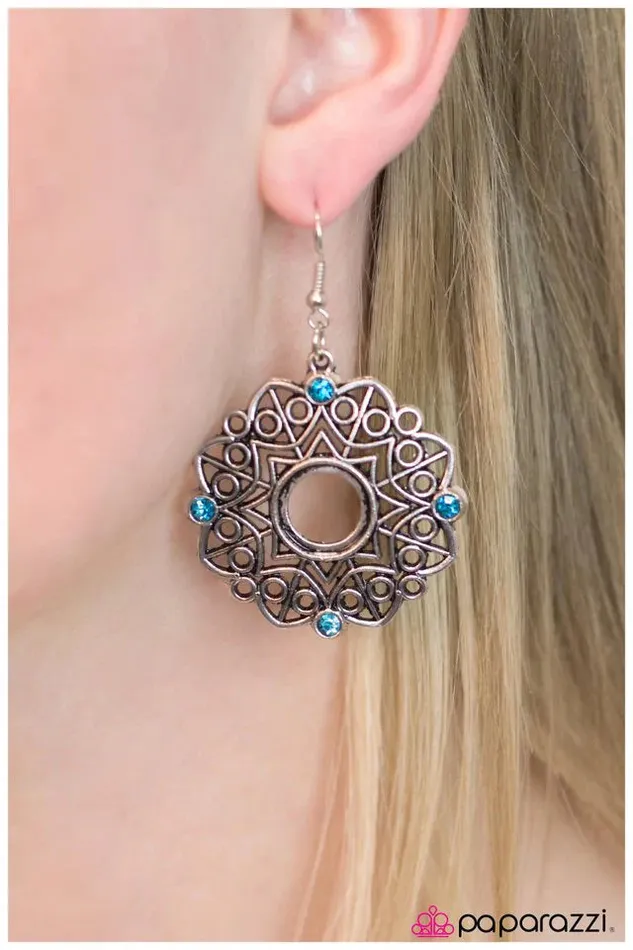 Earrings Paparazzi Jewelry Paparazzi Earring Love Spell Blue