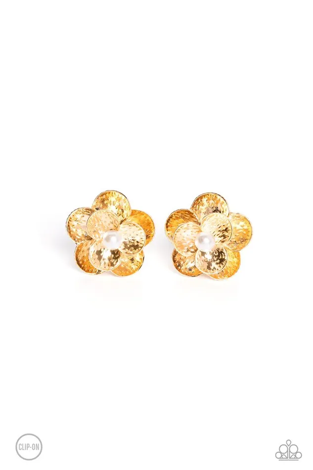 Earrings Paparazzi Jewelry Paparazzi Earring Miami Magic Gold Earrings Paparazzi Jewelry Paparazzi Earring Miami Magic Gold