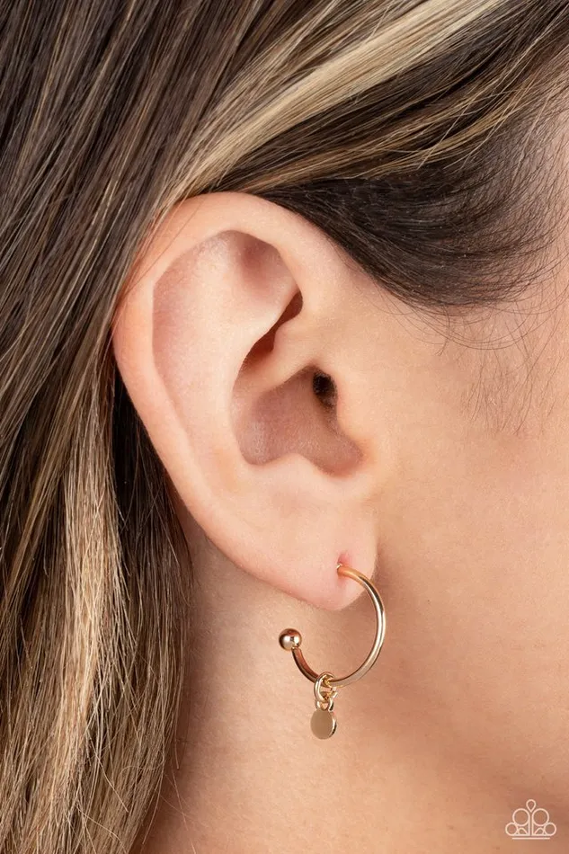 Earrings Paparazzi Jewelry Paparazzi Earring Modern Model Gold
