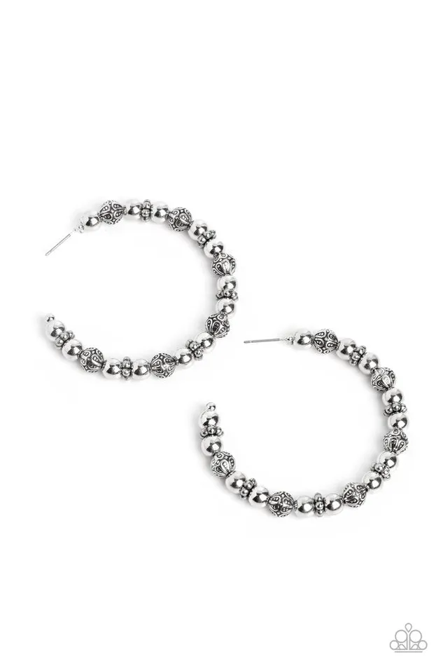 Earrings Paparazzi Jewelry Paparazzi Earring Rebuilt Ruins Silver
