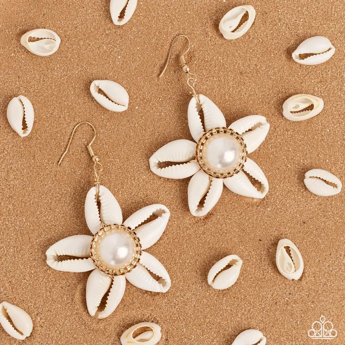 Earrings Paparazzi Jewelry Paparazzi Earring Say SEAS Gold Earrings Paparazzi Jewelry Paparazzi Earring Say SEAS Gold