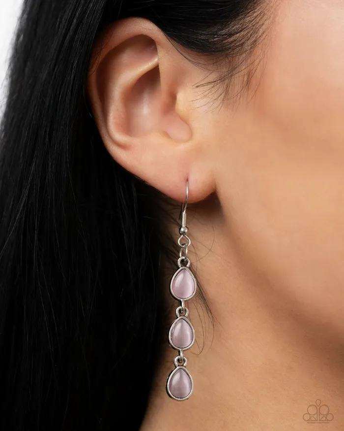Earrings Paparazzi Jewelry Paparazzi Earring Summer Rain Pink