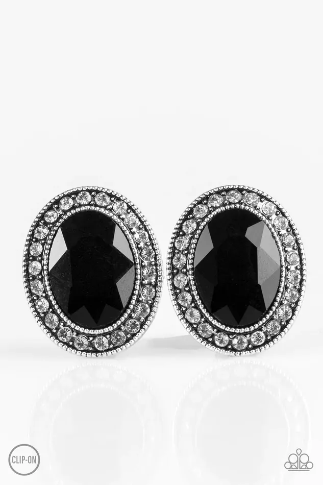 Earrings Paparazzi Jewelry Paparazzi Earring Titanic Treasure Black