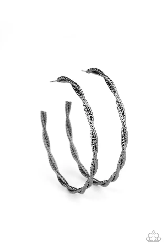 Earrings Paparazzi Jewelry Paparazzi Earring Totally Throttled Black Earrings Paparazzi Jewelry Paparazzi Earring Totally Throttled Black