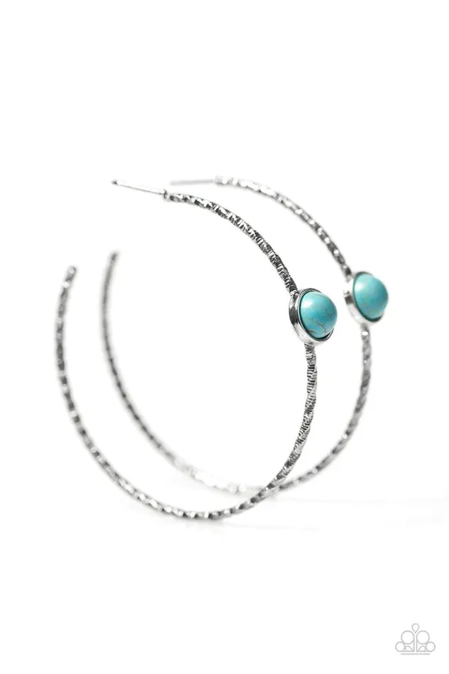 Earrings Paparazzi Jewelry Paparazzi Earring Treasure Seeker Blue