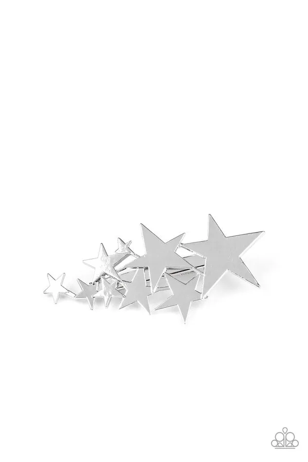 Earrings Paparazzi Jewelry Paparazzi Hair Accessories She STARted It Silver Earrings Paparazzi Jewelry Paparazzi Hair Accessories She STARted It Silver