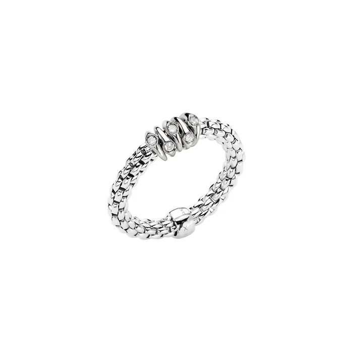 FOPE Rings Fope 18K White Gold Prima Collection Diamond Ring
