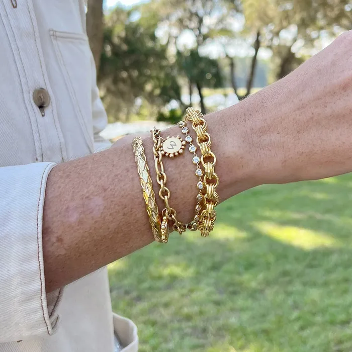 Goldbug Double Twisted Link Bracelet Goldbug Collection Bracelets