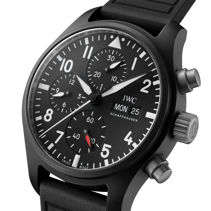IWC Schaffhausen Watches IWC Schaffhausen Pilots Watch Chronograph 41 Top Gun IWC Schaffhausen Watches IWC Schaffhausen Pilots Watch Chronograph 41 Top Gun