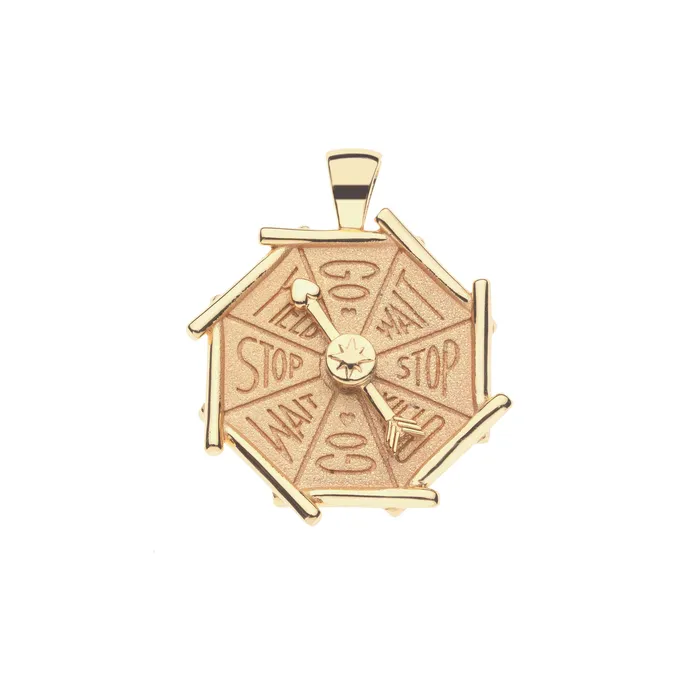 Jane Win Necklaces Jane Win LUCKY Bamboo Spinner Pendant Necklace