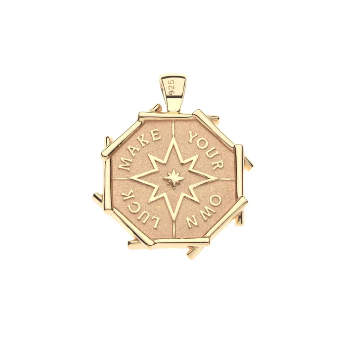 Jane Win Necklaces Jane Win LUCKY Bamboo Spinner Pendant Necklace