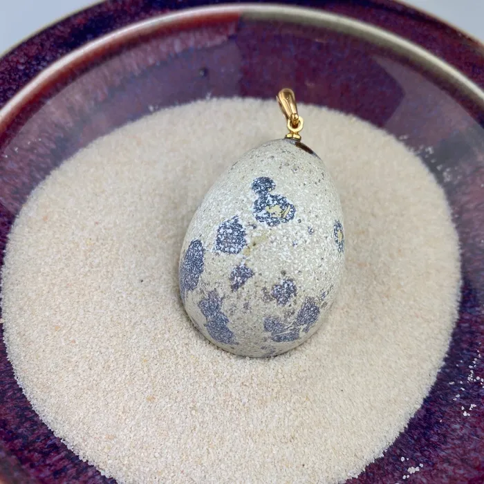 JBW Studio Necklaces Cozy Nest Heart Quail Egg JBW Studio Necklaces Cozy Nest Heart Quail Egg