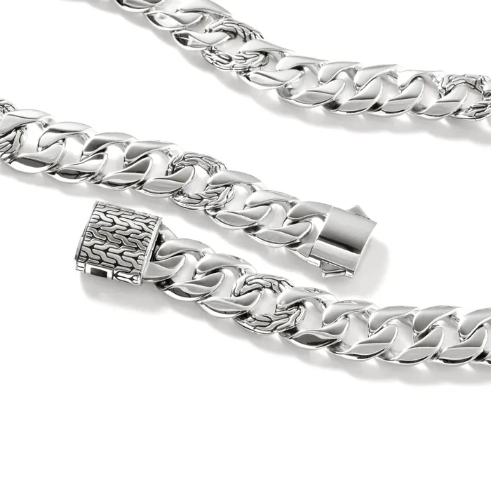 John Hardy Necklaces John Hardy Classic Chain Sterling Silver 14mm Curb Chain Necklace 22 inch John Hardy Necklaces John Hardy Classic Chain Sterling Silver 14mm Curb Chain Necklace 22 inch