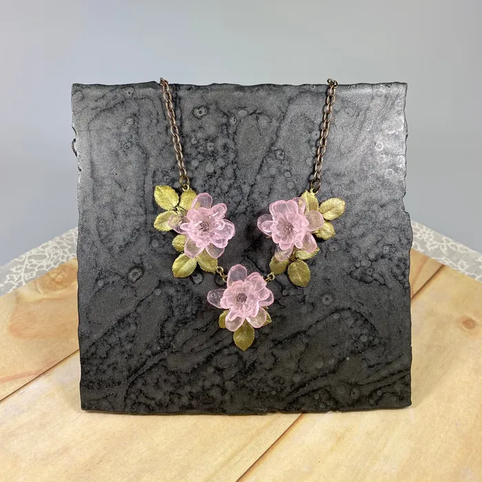 Michael Michaud Necklaces Blushing Rose Statement Necklace Michael Michaud Necklaces Blushing Rose Statement Necklace