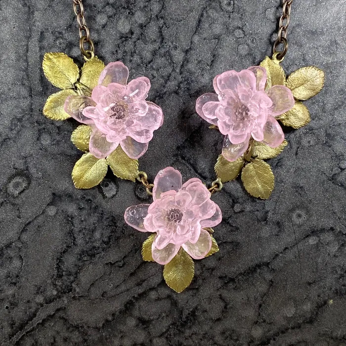 Michael Michaud Necklaces Blushing Rose Statement Necklace Michael Michaud Necklaces Blushing Rose Statement Necklace