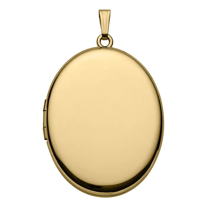 Necklaces Croghans 14K Gold Filled 30x38mm Oval Locket Necklace