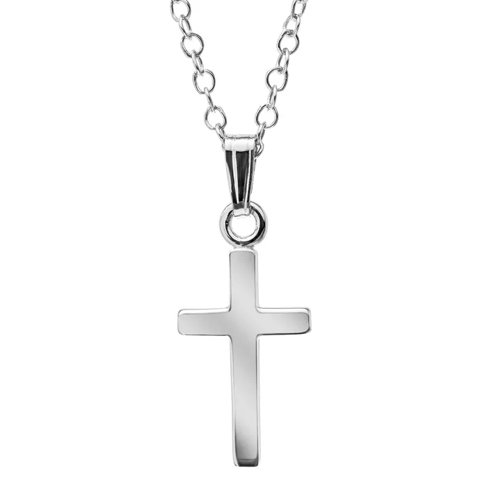 Necklaces Croghans Child Sterling Silver Cross Pendant Necklace