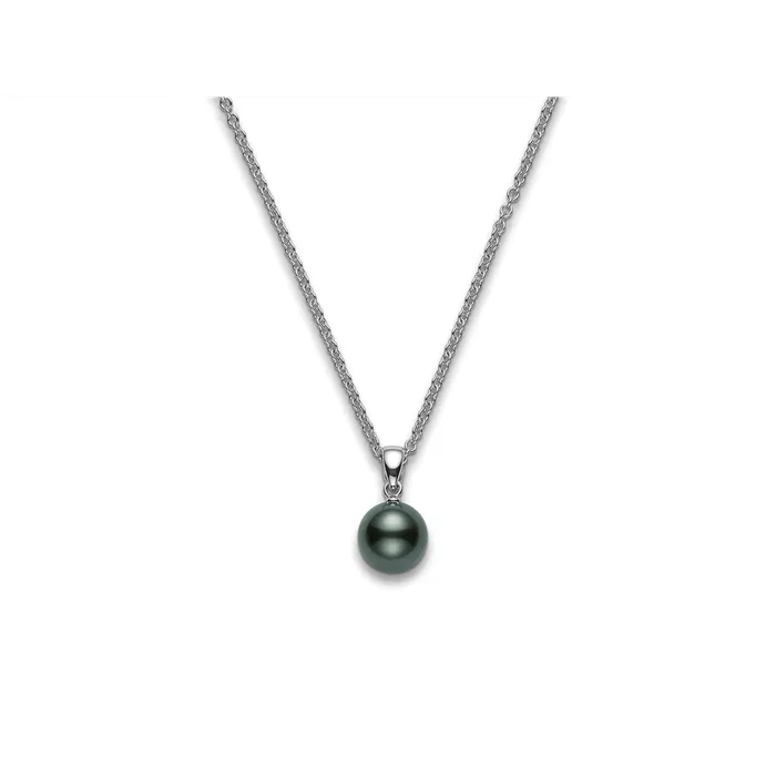 Necklaces Mikimoto Mikimoto 18K White Gold 9mm Cultured Black South Sea Pearl Pendant Necklace Necklaces Mikimoto Mikimoto 18K White Gold 9mm Cultured Black South Sea Pearl Pendant Necklace