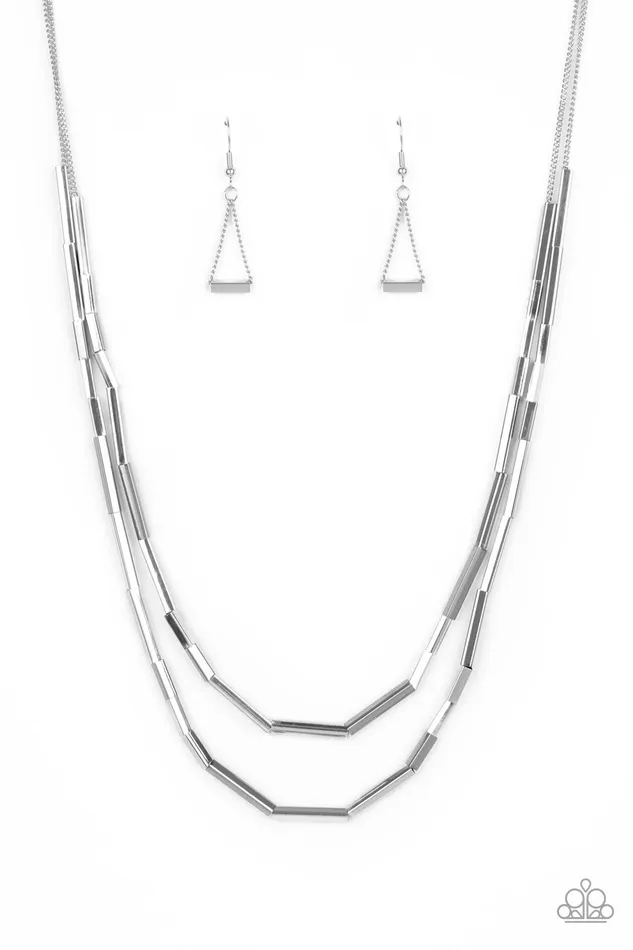 Necklaces Paparazzi Jewelry Paparazzi Necklace A Pipe Dream Silver Necklaces Paparazzi Jewelry Paparazzi Necklace A Pipe Dream Silver