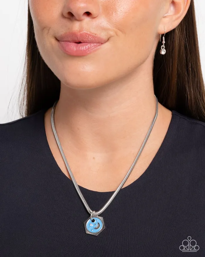 Necklaces Paparazzi Jewelry Paparazzi Necklace Celestial Catwalk Blue